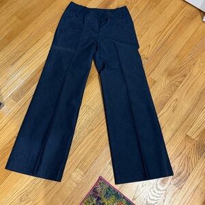 Larry Levine Dark Navy Stretch Trousers